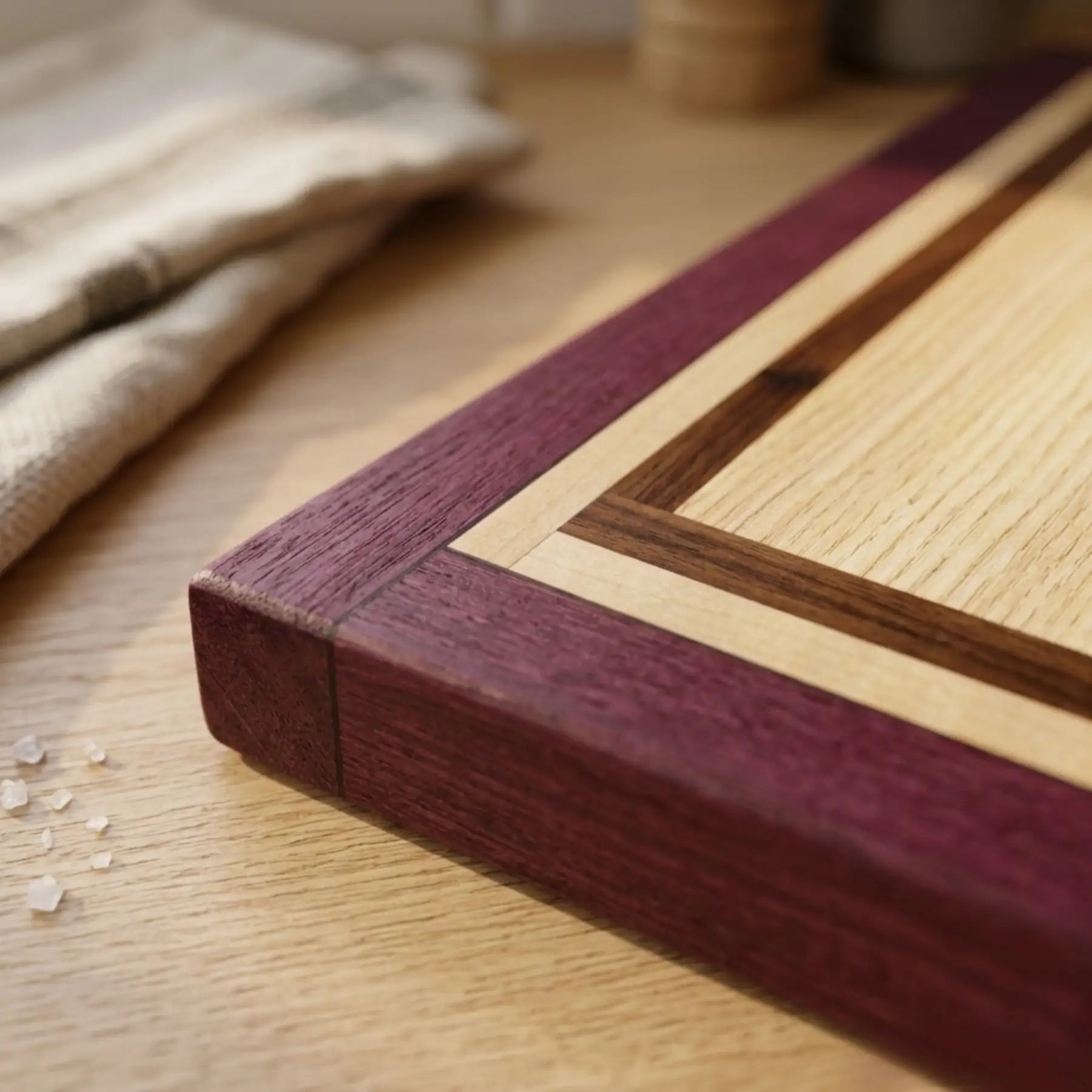 Framed cutting board with cheese display, MNCWOOD lifestyle photo